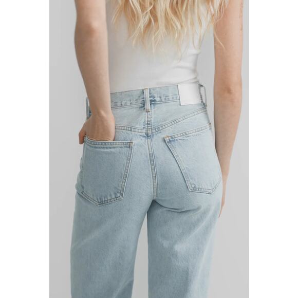 NWT Aritzia Denim Forum "The Farrah" Hi-Rise Wide Leg Jeans Womans Size 29 - Picture 1 of 9